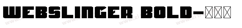 Webslinger Bold字体转换